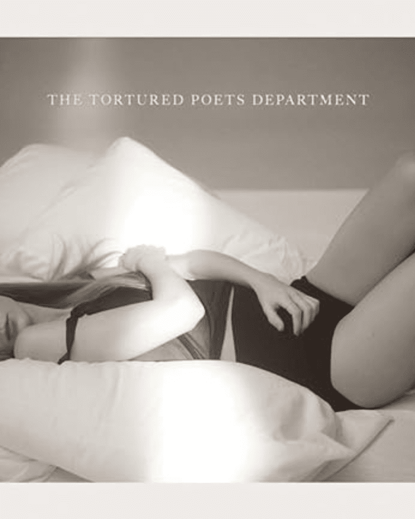 Tortured Poets Department banner for homepage at deepdivevinyls.com
